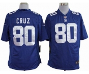 nike nfl jerseys new york giants #80 cruz blue[game]