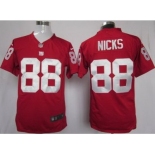 nike nfl jerseys new york giants #88 nicks red[game]