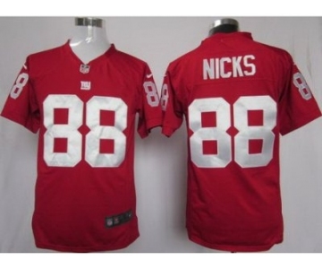 nike nfl jerseys new york giants #88 nicks red[game]