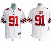 nike nfl jerseys new york giants #91 tuck white[game]