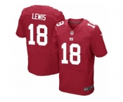 Men Nike New York Giants #18 Roger Lewis Elite Red Alternate NFL Jersey