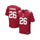 Men Nike New York Giants #26 Orleans Darkwa Elite Red Alternate NFL Jersey