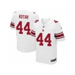 Men Nike New York Giants #44 Doug Kotar Elite White NFL Jersey