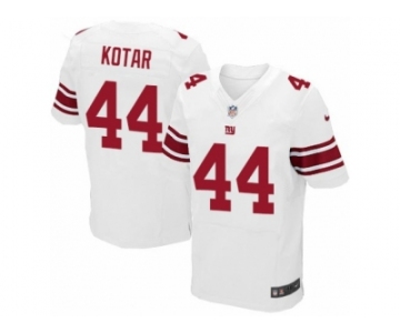 Men Nike New York Giants #44 Doug Kotar Elite White NFL Jersey