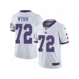 Men Nike New York Giants #72 Kerry Wynn Elite White Rush Vapor Untouchable NFL Jersey