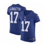 Men's Nike New York Giants #17 Kyle Lauletta Royal Blue Team Color Vapor Untouchable Elite Player NFL Jersey