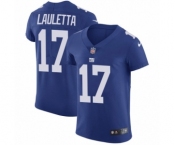 Men's Nike New York Giants #17 Kyle Lauletta Royal Blue Team Color Vapor Untouchable Elite Player NFL Jersey