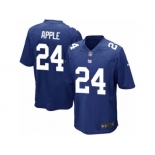 Men's Nike New York Giants #24 Eli Apple Game Royal Blue Team Color NFL Jersey