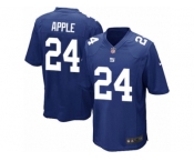 Men's Nike New York Giants #24 Eli Apple Game Royal Blue Team Color NFL Jersey