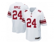 Men's Nike New York Giants #24 Eli Apple Game White NFL Jersey