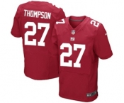 Men's Nike New York Giants #27 Darian Thompson Elite Red Alternate NFL Jersey