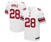 Men's Nike New York Giants #28 Eli Apple Elite White NFL Jersey