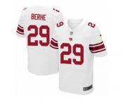 Men's Nike New York Giants #29 Nat Berhe Elite White NFL Jersey