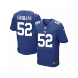 Men's Nike New York Giants #52 Jonathan Casillas Elite Royal Blue Team Color NFL Jersey