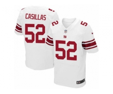 Men's Nike New York Giants #52 Jonathan Casillas Elite White NFL Jersey