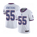 Men's Nike New York Giants #55 Ray-Ray Armstrong Elite White Rush Vapor Untouchable NFL Jersey