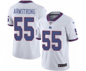 Men's Nike New York Giants #55 Ray-Ray Armstrong Elite White Rush Vapor Untouchable NFL Jersey