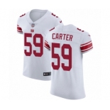 Men's Nike New York Giants #59 Lorenzo Carter White Vapor Untouchable Elite Player NFL Jersey