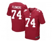 Men's Nike New York Giants #74 Ereck Flowers Elite Red Alternate NFL Jersey