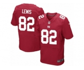 Men's Nike New York Giants #82 Roger Lewis Elite Red Alternate NFL Jersey