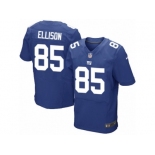 Men's Nike New York Giants #85 Rhett Ellison Elite Royal Blue Team Color NFL Jersey