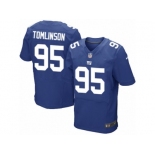 Men's Nike New York Giants #95 Dalvin Tomlinson Elite Royal Blue Team Color NFL Jersey