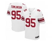 Men's Nike New York Giants #95 Dalvin Tomlinson Elite White NFL Jersey