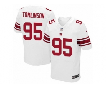 Men's Nike New York Giants #95 Dalvin Tomlinson Elite White NFL Jersey