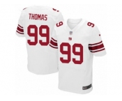 Men's Nike New York Giants #99 Robert Thomas Elite White NFL Jersey