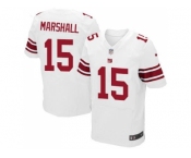 Nike New York Giants #15 Brandon Marshall White Men's Stitched NFL Elite Jersey