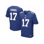 Nike New York Giants #17 Dwayne Harris Royal Blue Jerseys[Elite]