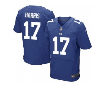 Nike New York Giants #17 Dwayne Harris Royal Blue Jerseys[Elite]