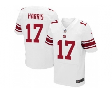 Nike New York Giants #17 Dwayne Harris white Jerseys[Elite]