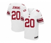 Nike New York Giants #20 Janoris Jenkins White Men's Stitched NFL Elite Jersey