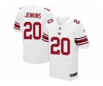 Nike New York Giants #20 Janoris Jenkins White Men's Stitched NFL Elite Jersey