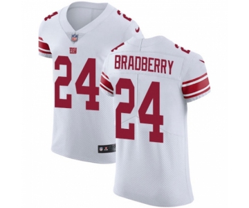 Nike New York Giants #24 James Bradberry White Men's Stitched NFL New Elite Jersey