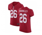 Nike New York Giants #26 Saquon Barkley Red Alternate Men Stitched NFL Vapor Untouchable Elite Jersey