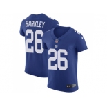 Nike New York Giants #26 Saquon Barkley Royal Blue Team Color Men Stitched NFL Vapor Untouchable Elite Jersey