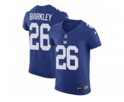 Nike New York Giants #26 Saquon Barkley Royal Blue Team Color Men Stitched NFL Vapor Untouchable Elite Jersey