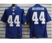 Nike New York Giants #44 Ahmad Bradshaw Blue Elite Jersey