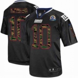 nike nfl jerseys new york giants #10 manning  black[camo fashion Elite 50th Patch]