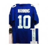 nike nfl jerseys new york giants #10 manning blue[Elite signature]