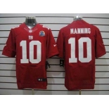 nike nfl jerseys new york giants #10 manning red[Elite 50th Patch]