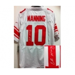 nike nfl jerseys new york giants #10 manning white[Elite signature]