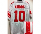 nike nfl jerseys new york giants #10 manning white[Elite signature]