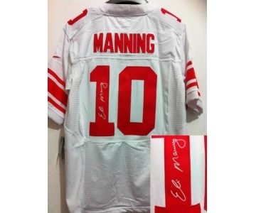 nike nfl jerseys new york giants #10 manning white[Elite signature]