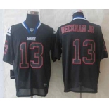 nike nfl jerseys new york giants #13 bedkhamjr black[Elite lights out]