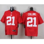 nike nfl jerseys new york giants #21 collins red[Elite][collins]