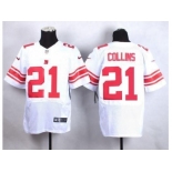 nike nfl jerseys new york giants #21 collins white[Elite][collins]