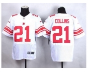 nike nfl jerseys new york giants #21 collins white[Elite][collins]